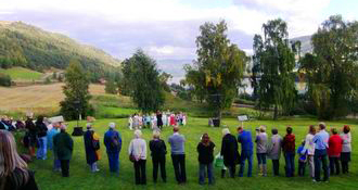 Opning Pilegrimssenteret Dale-Gudbrands Gard 10. september 2010