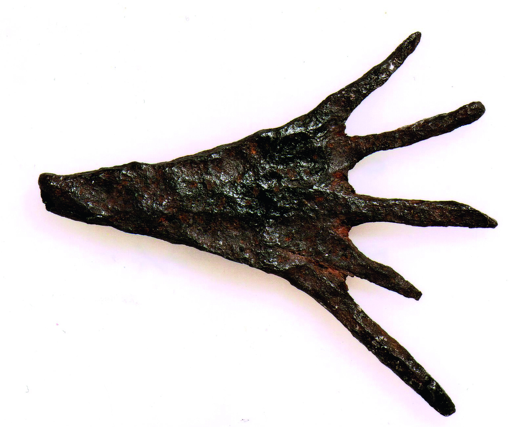 Frøningene ble dyktige til å utvinne jernmalm. Denne gjenstanden er funent på Vallen i Sør-Fron. Forskerne er usikre på hva den ble brukt til.