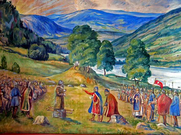 Ragnvald Einbu Kristningsmøtet på Hundorp