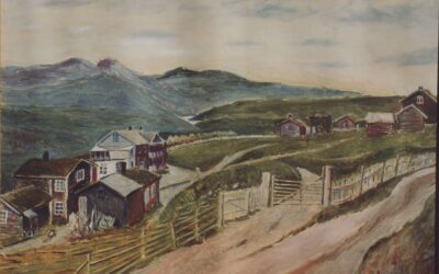 Måleria i bygdahuset i Skåbu