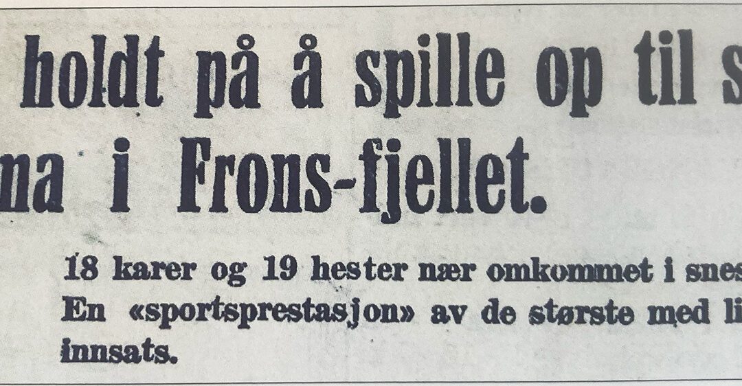 Kamp for livet på Sødorpfjellet