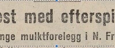 Kvamværer anmeldt for fyll